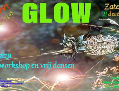 Za 21 december Biodanza KERSTPARTY APELDOORN: ‘GLOW!’